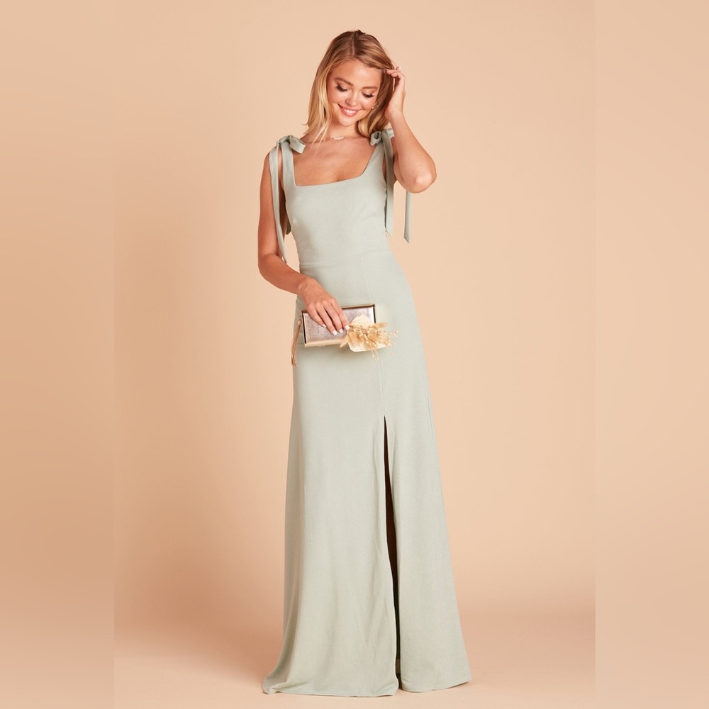 BIRDY GREY CrepeSage Alex Convertible Bridesmaid Dress (S) - Wore once, like new